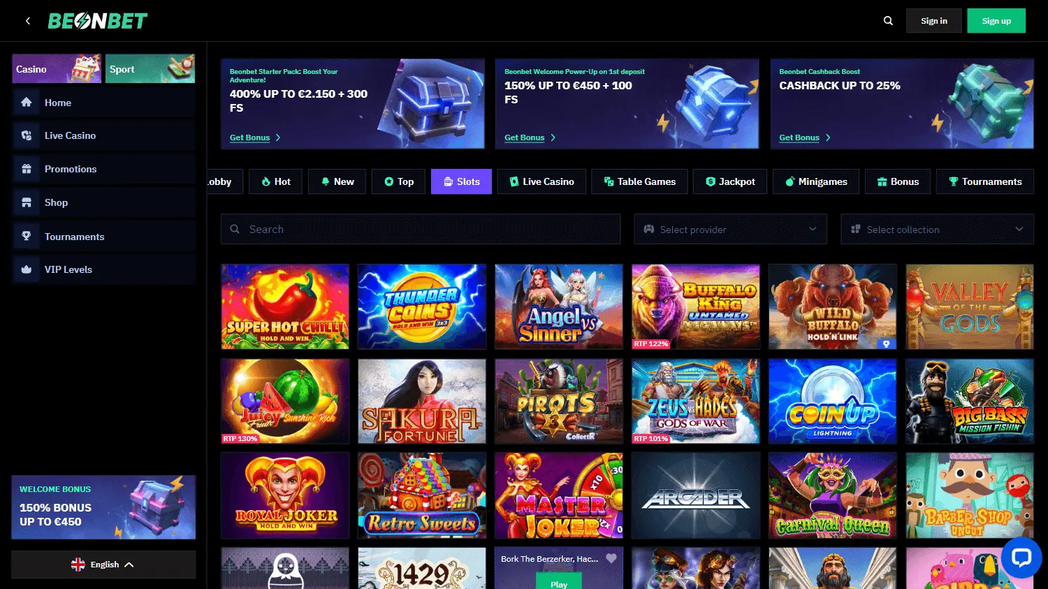 Beleef BeonBet Casino image 2